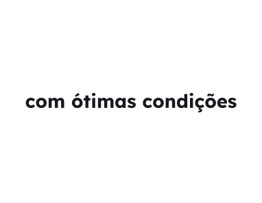 Badge com conteúdo: com ótimas condições